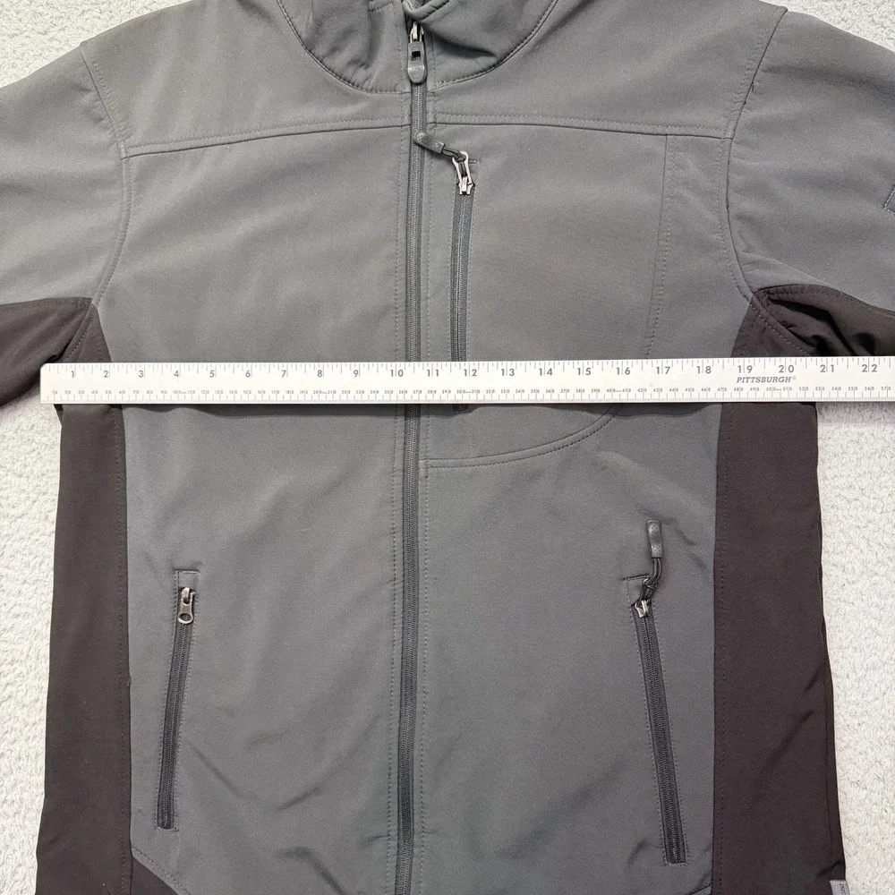 Free Country FCXtreme Mens Medium Black White Fleece Lined Full Zip Jacket